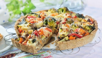 Diabetiker-Rezept: Fruchtige Gemüse-Quiche