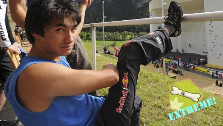 GNet extreme mit Ausnahmekletterer David Lama