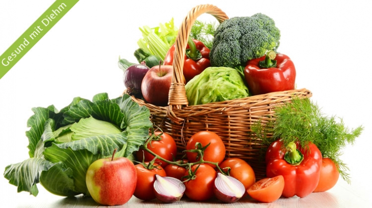 Obst und Gemüse – am besten fünfmal am Tag